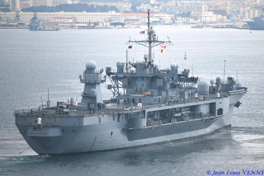 Départ de Toulon de l’USS Whitney