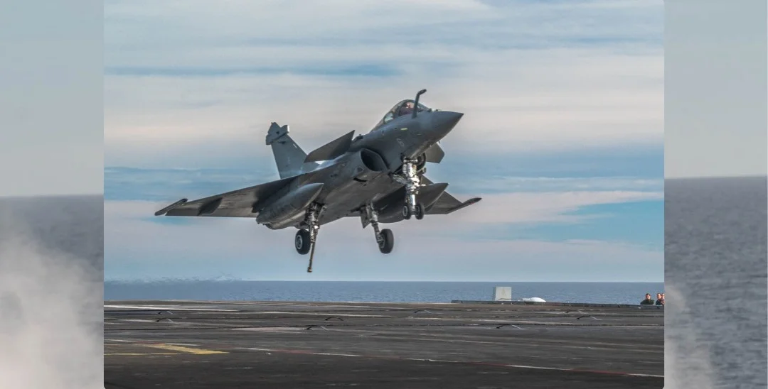 Appontage d'un Rafale Marine