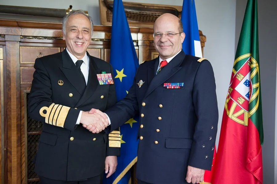 L'amiral Prazuck rencontre son homologue portugais, l’amiral António Manuel Fernandes Da Silva Ribeiro