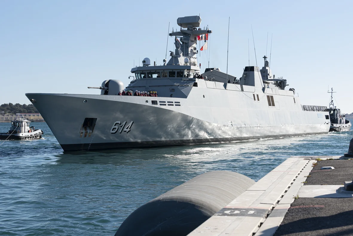 La frégate marocaine Sultan Moulay Ismail