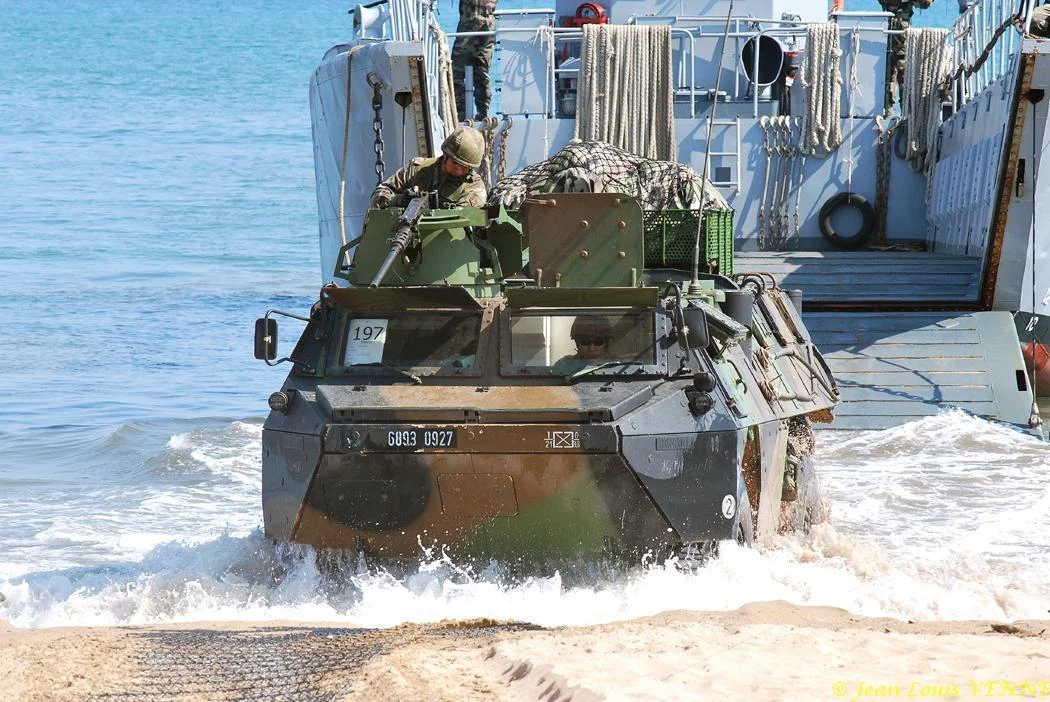 Débarquement des véhicules