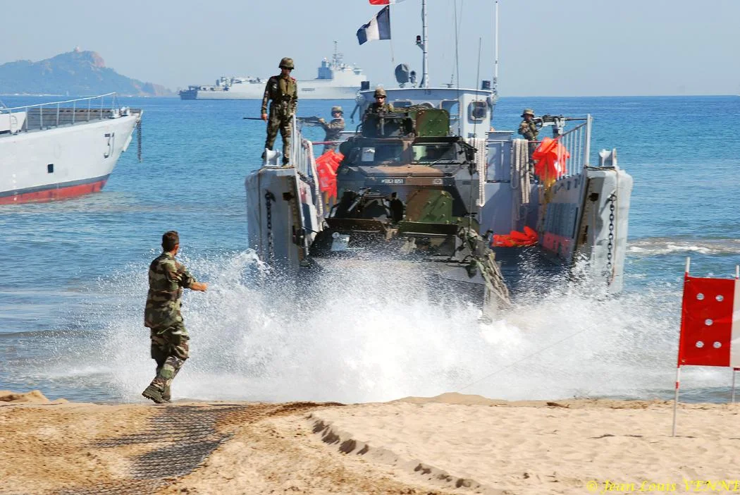 Débarquement des véhicules