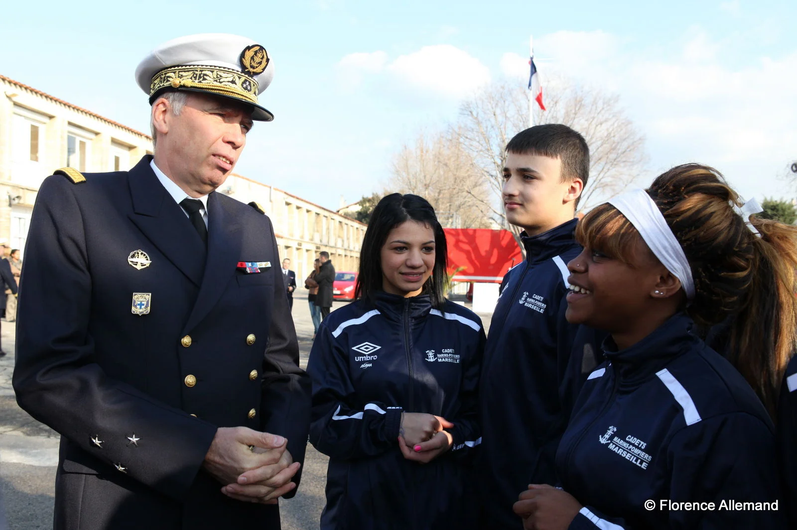 La première promotion de cadets du Bataillon des marins-pompiers de Marseille