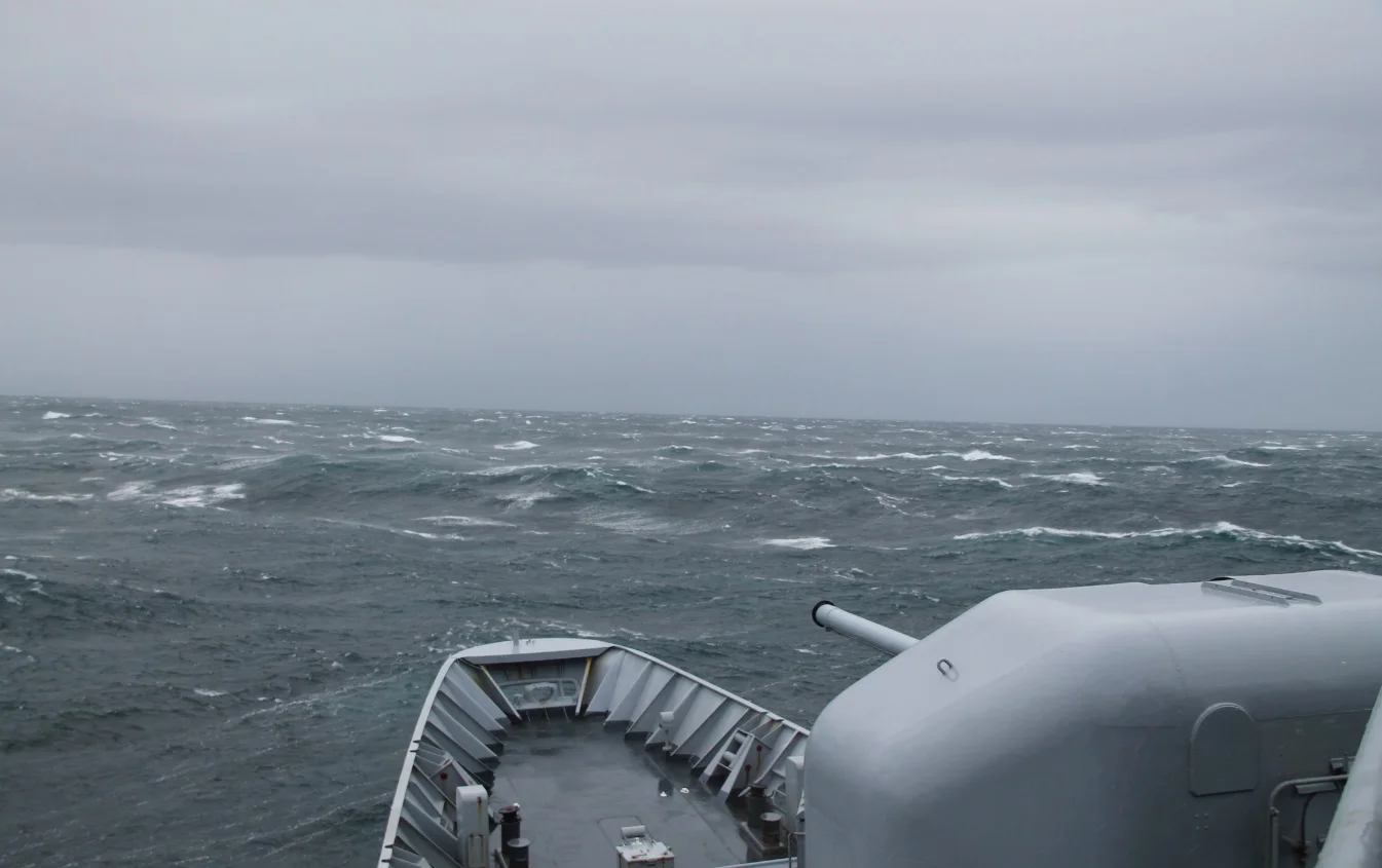 Navigation par mer formée en océan Indien