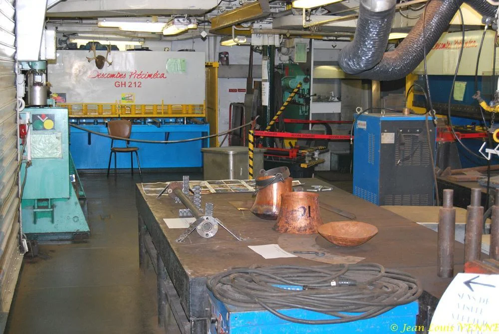 L'atelier chaudronnerie