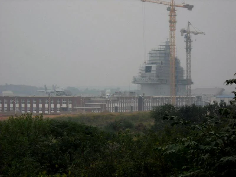 Maquette de l'îlot sur le toit de l'institut Wuhan