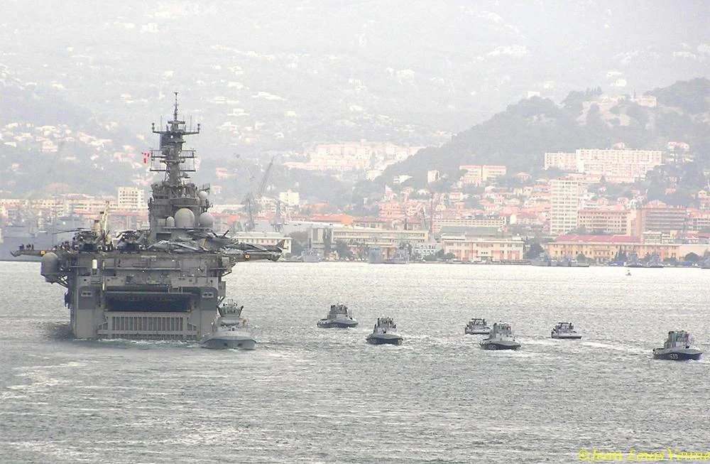 Arrivée de l'Iwo Jima