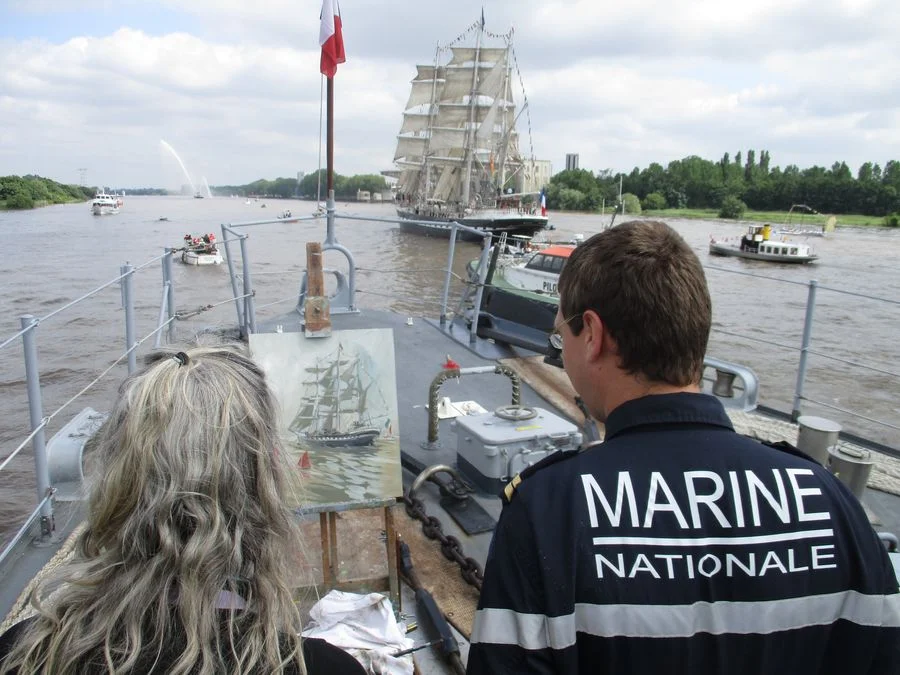 Les POM croquent les 120 ans du Bélem