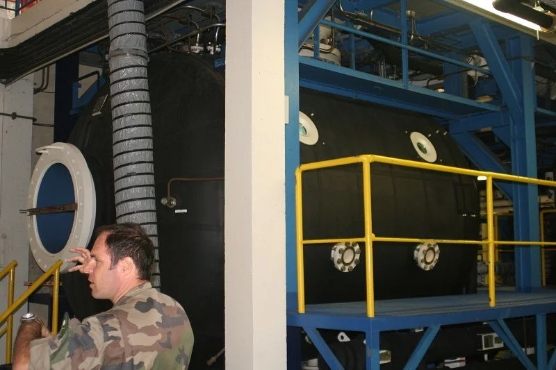 La partie pleine d'eau