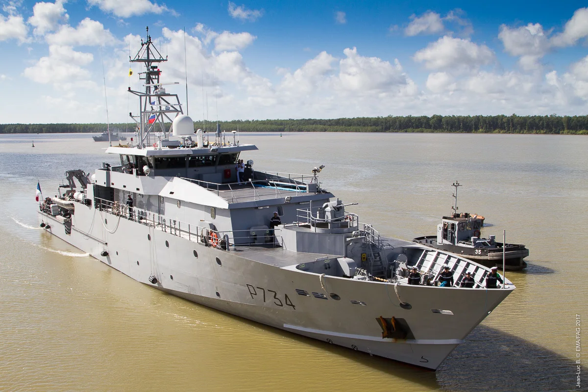 Le patrouilleur léger guyanais La Résolue