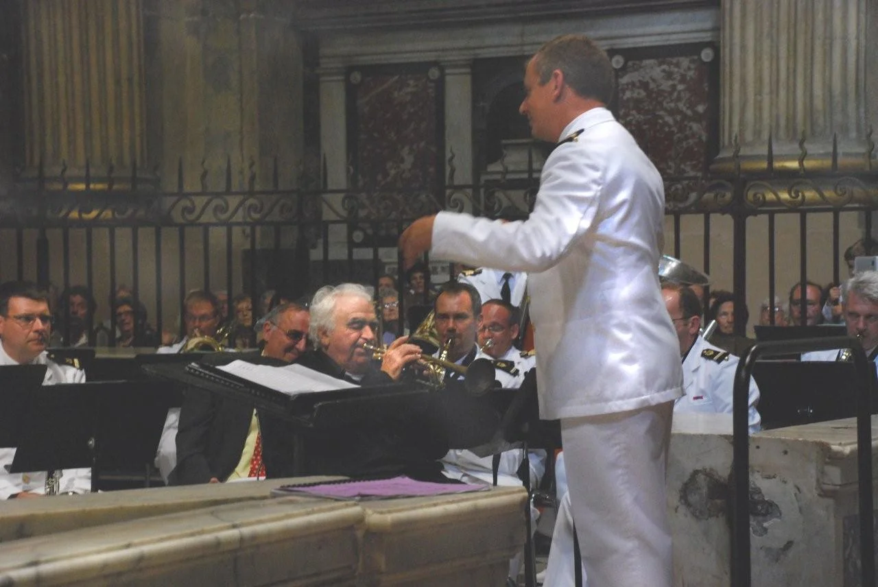 Maurice André et la musique des Equipages de la Flotte en concert