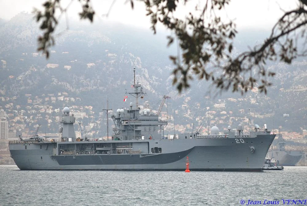Départ de Toulon de l’USS Whitney