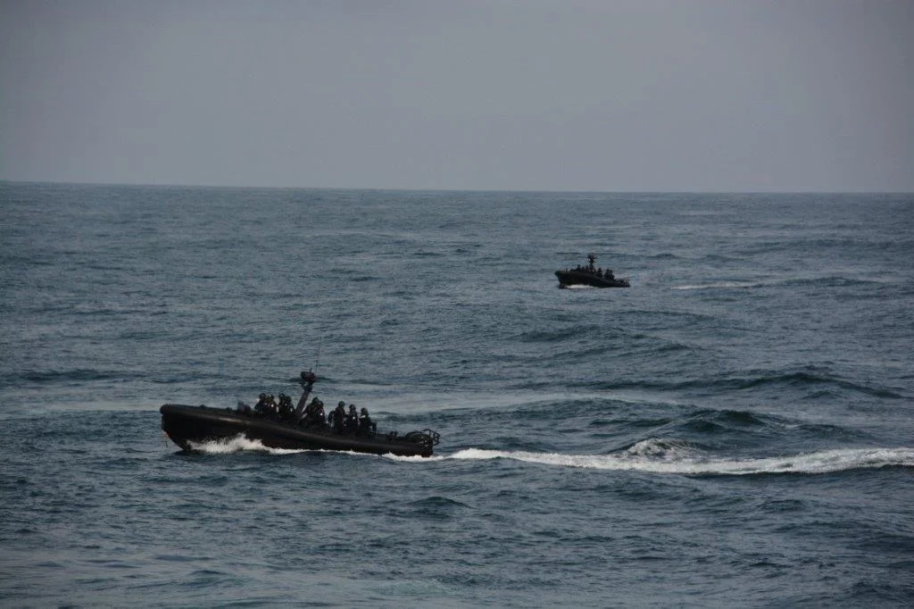 Deux embarcations rapides de la gendarmerie maritime ivoirienne