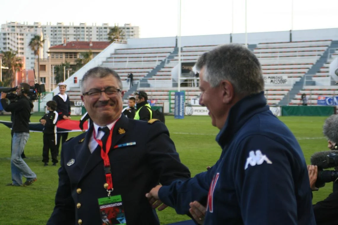 Les responsables du RCMN se congratulent