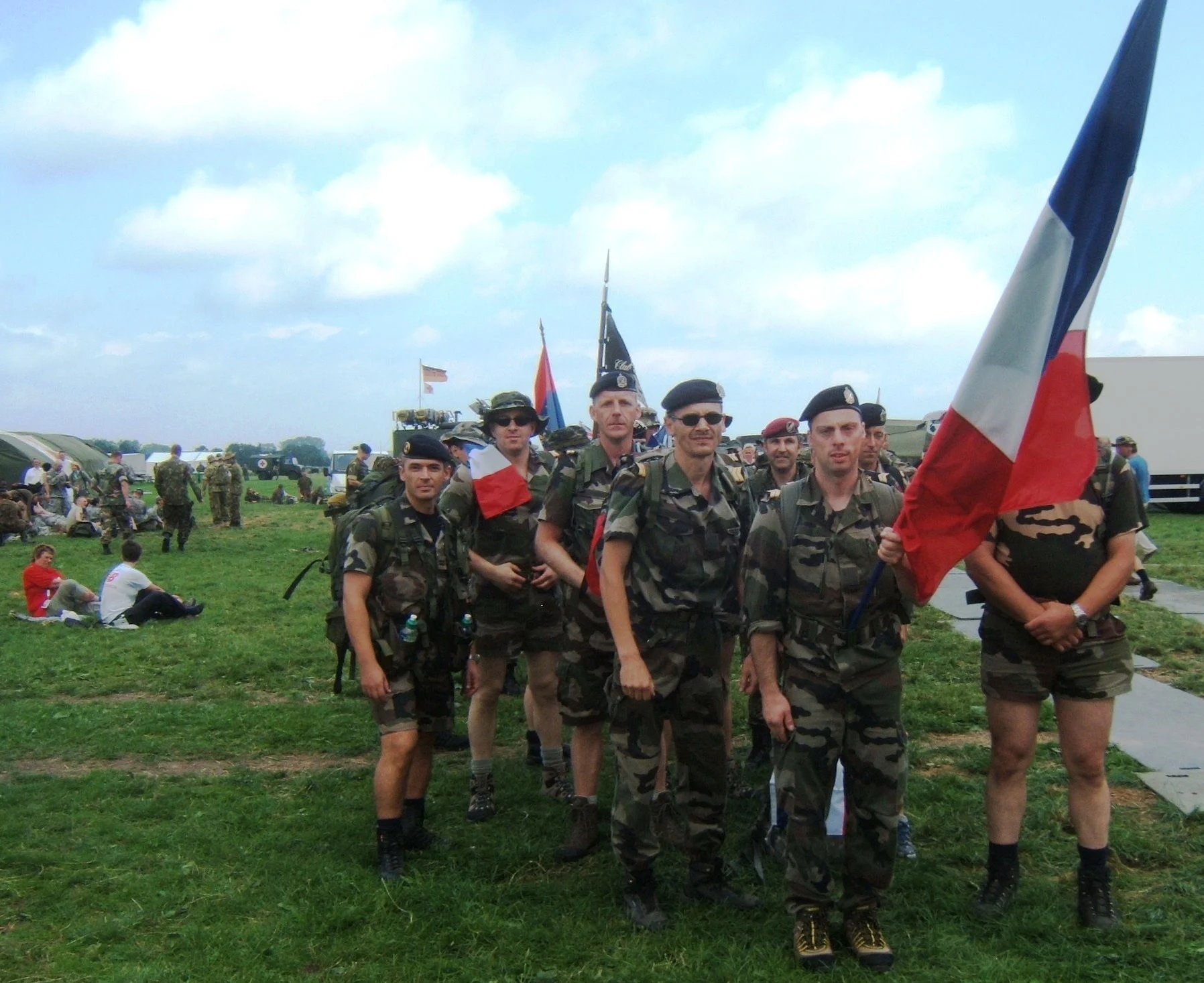 L'équipe des réservistes au départ