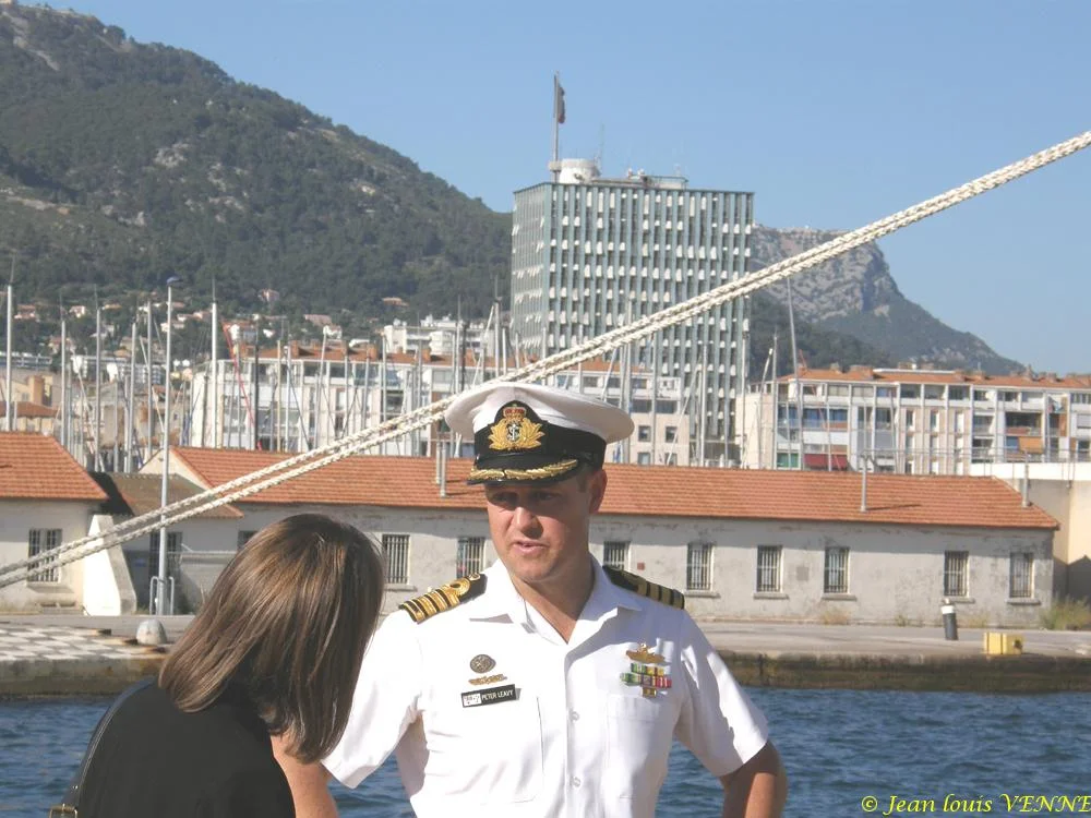 Le commandant Peter Leavy