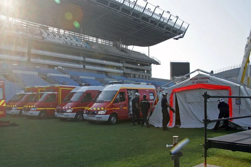 Intervention des marins-pompiers de Marseille