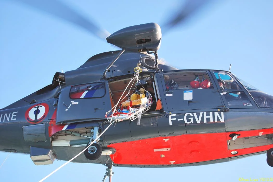L'hélicoptère Dauphin de service public
