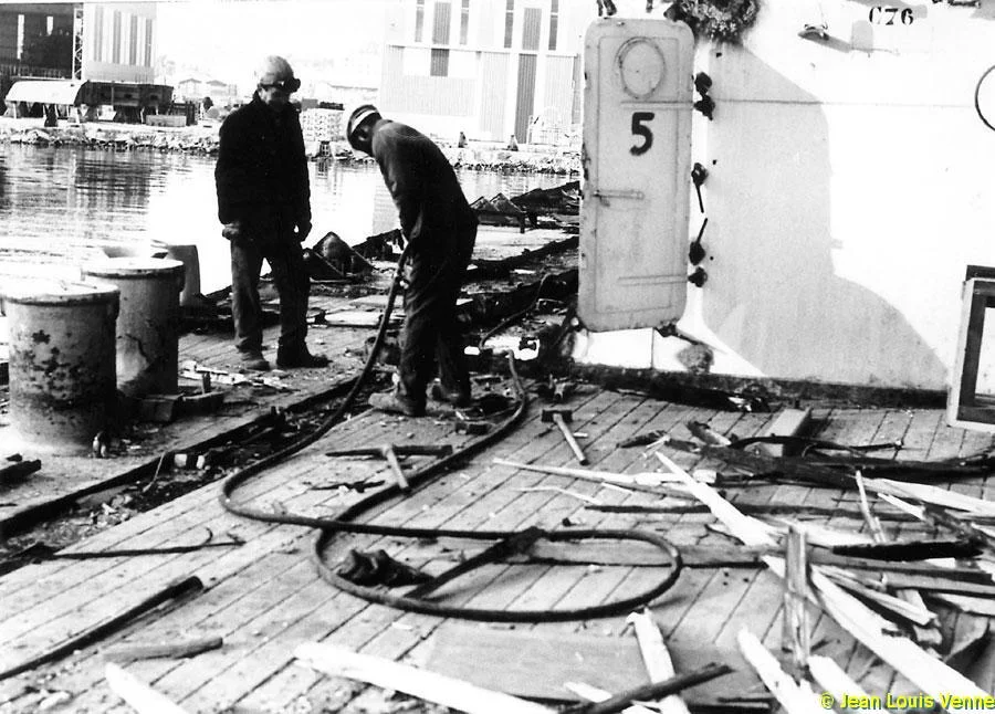Démolition de l'Arromanches