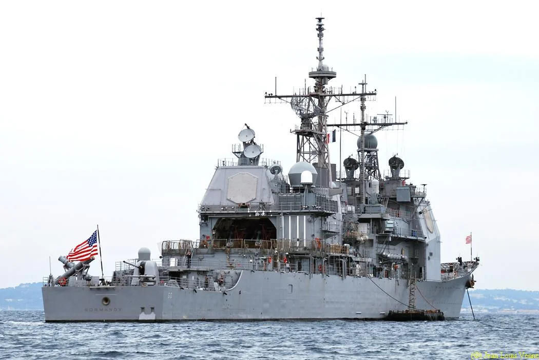 Le croiseur américain Normandy