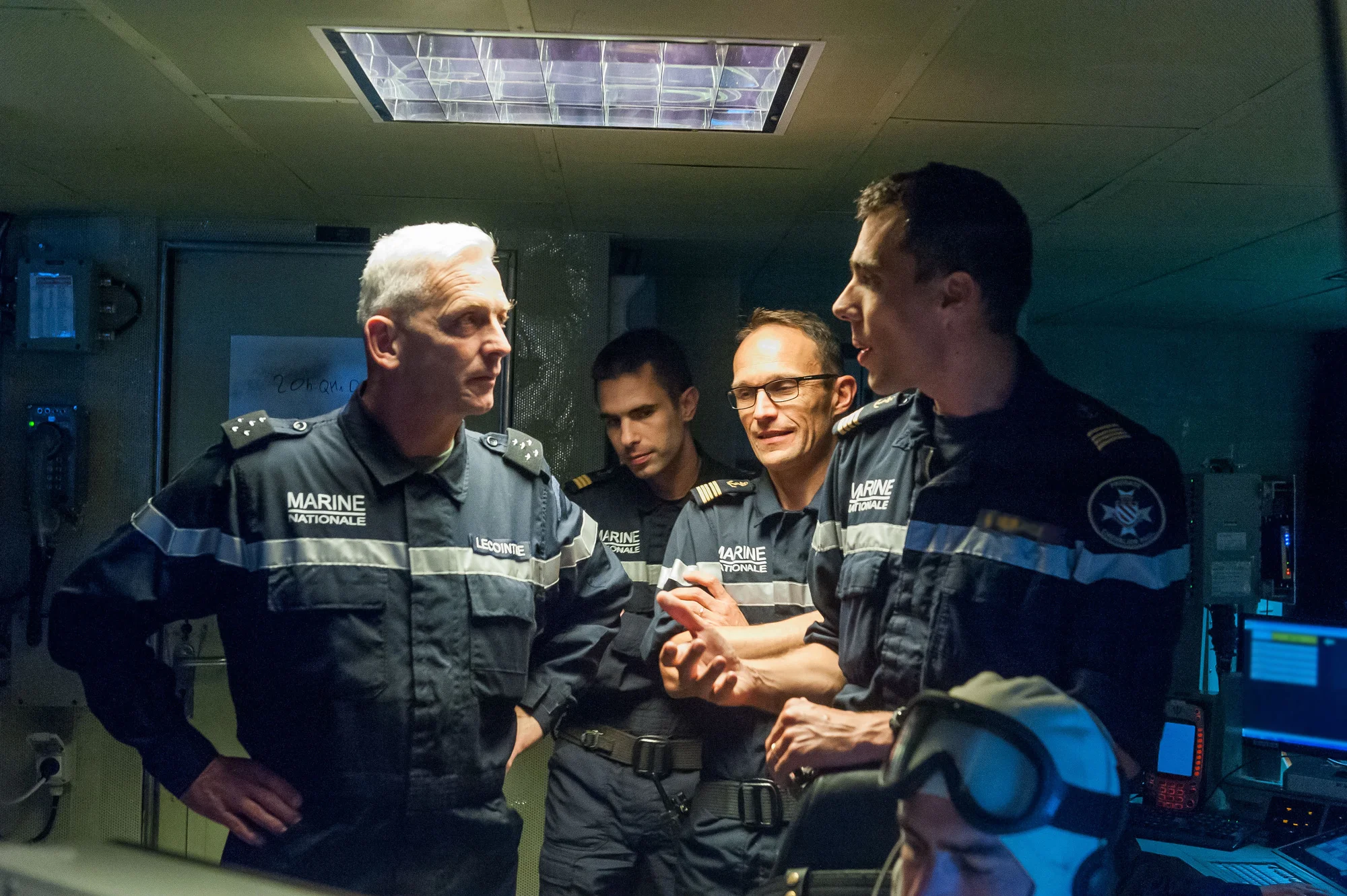 Le général d’armée François Lecointre, CEMA, à bord de la frégate Chevalier Paul