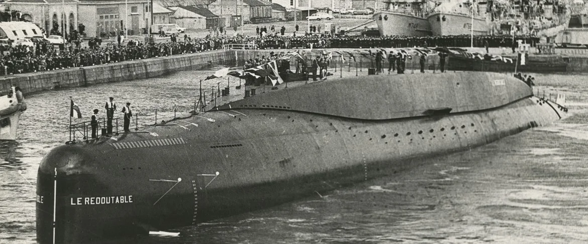 Lancement du SNLE Le Redoutable en 1967