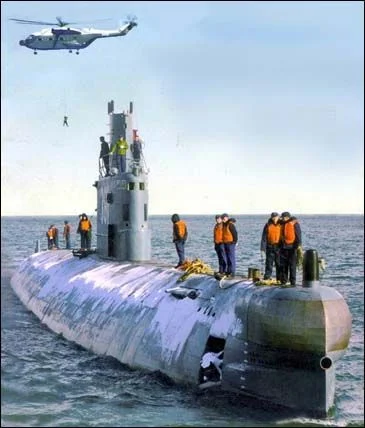 Un sous-marin de la classe Ming