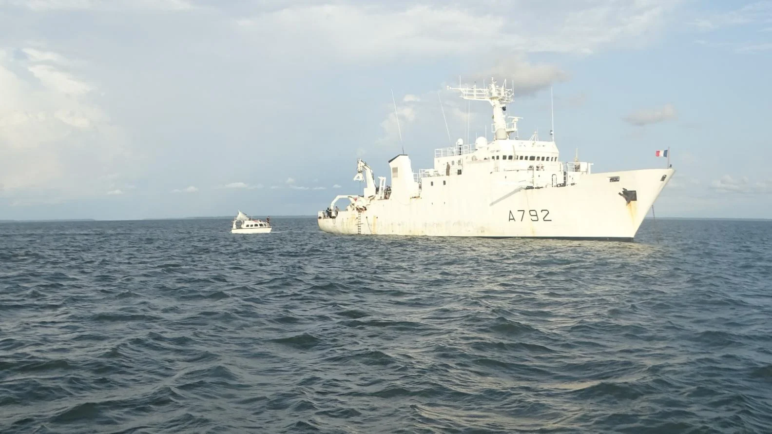 Le bâtiment hydrographique (BH) Borda