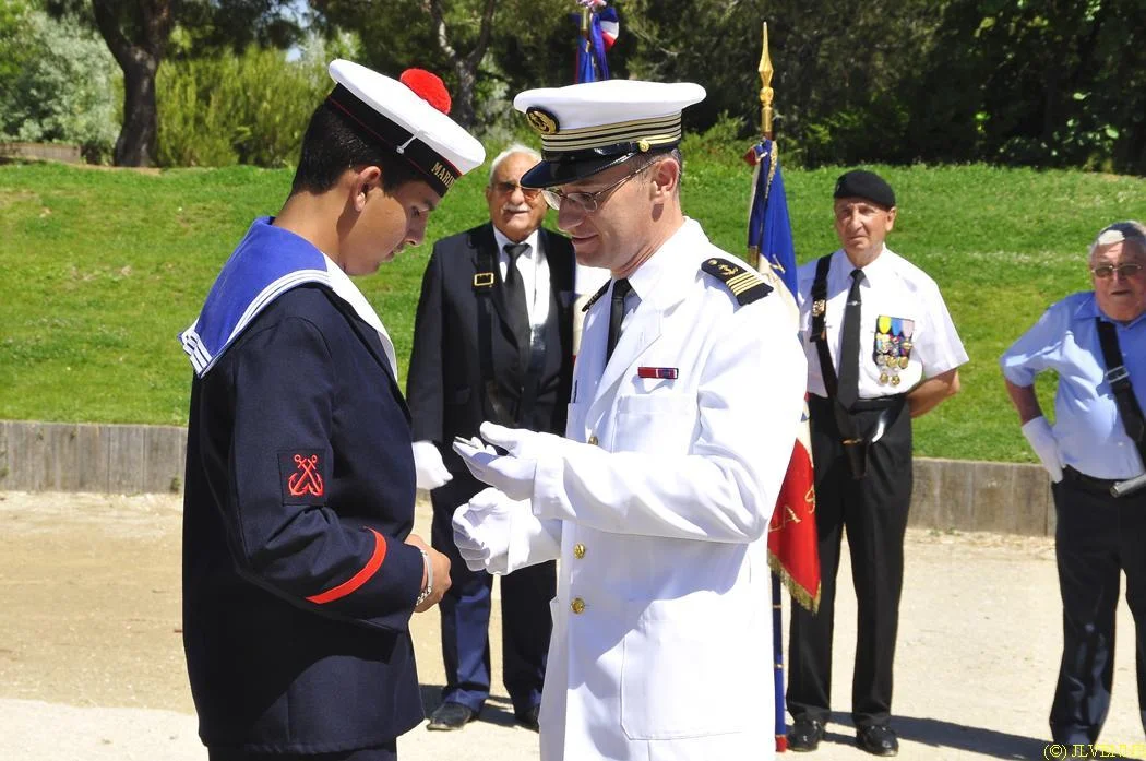 Les stagiaires de la préparation militaire marine de La Seyne-sur-mer reçoivent leur brevet