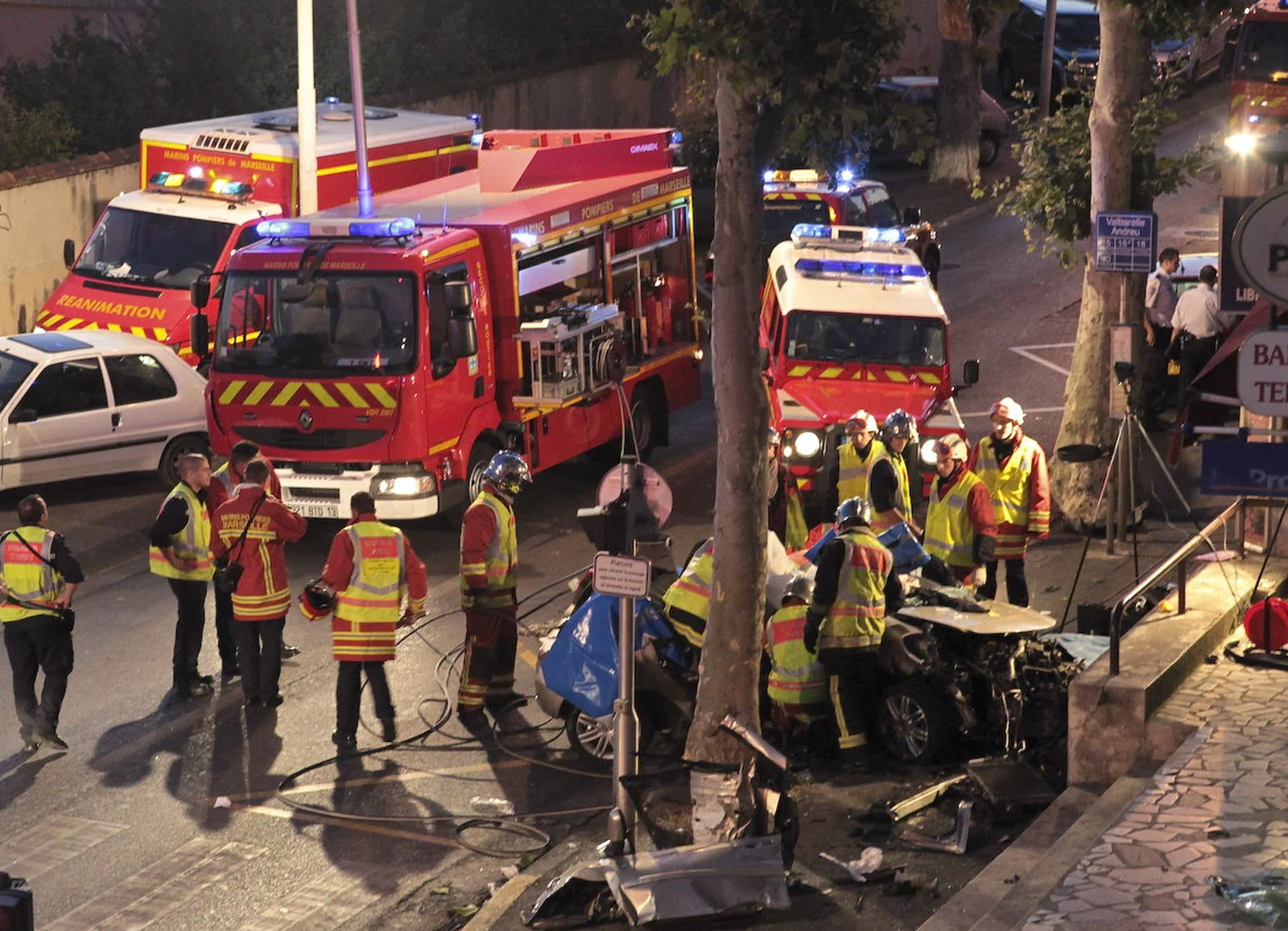 Dramatique accident de circulation boulevard de la Valbarelle dans le 11ème arrondissement de Marseille