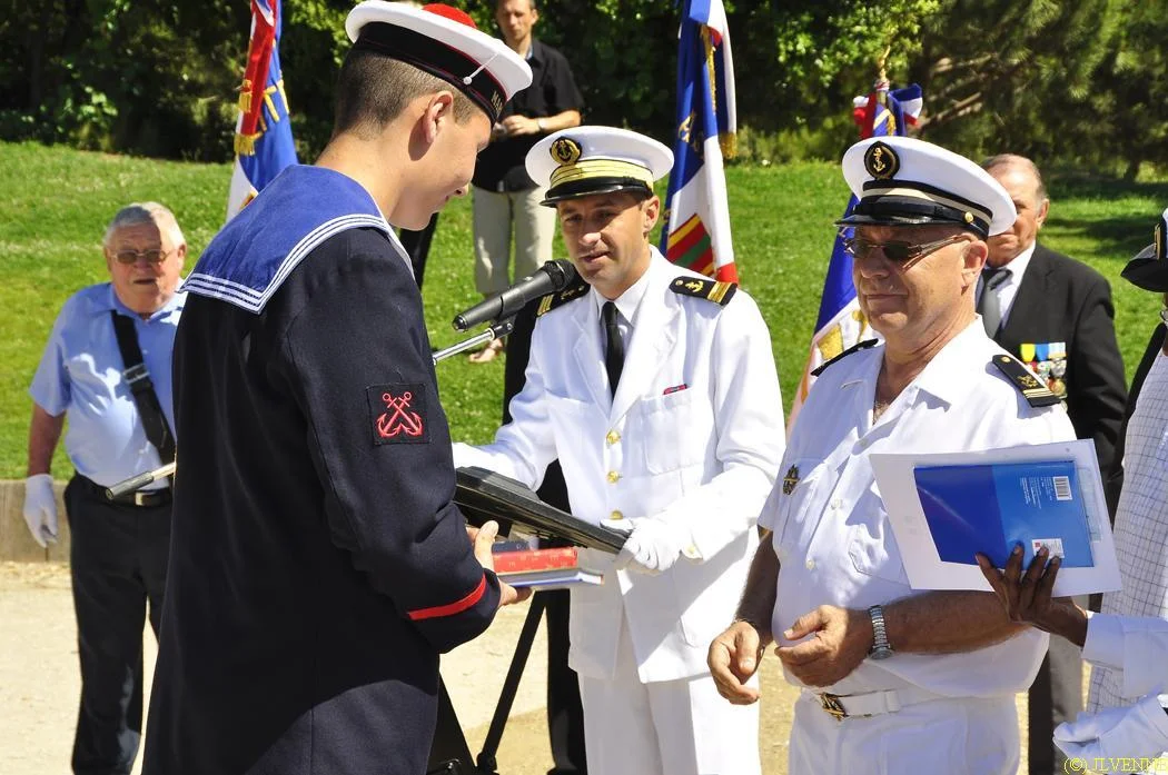 Les stagiaires de la préparation militaire marine de La Seyne-sur-mer reçoivent leur brevet