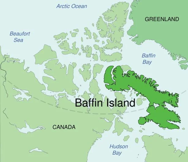 La carte de la région