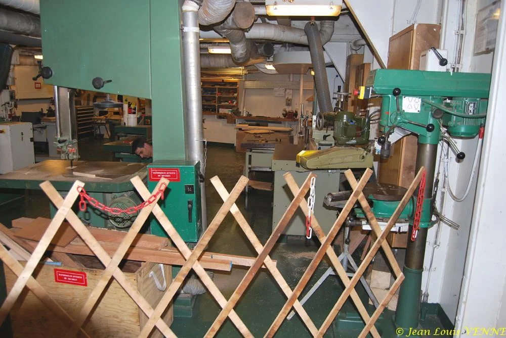 L'atelier charpentage