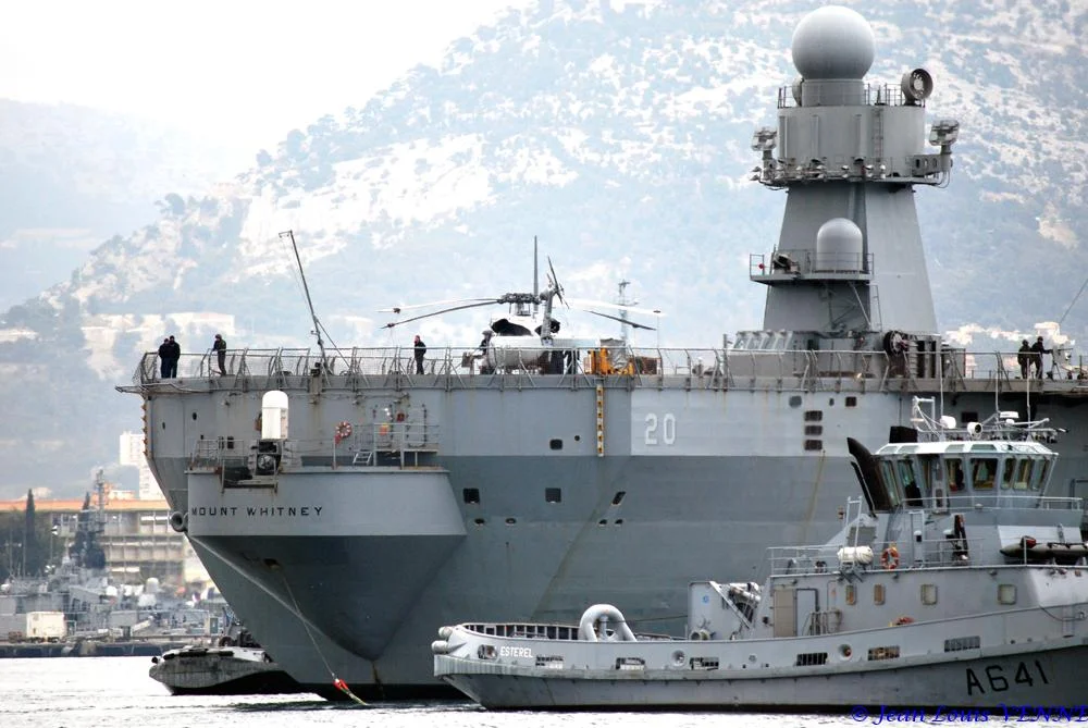 Départ de Toulon de l’USS Whitney