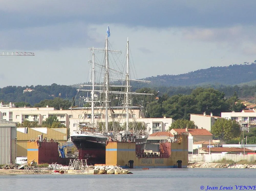 Le Bélem se refait une santé à La Seyne sur Mer