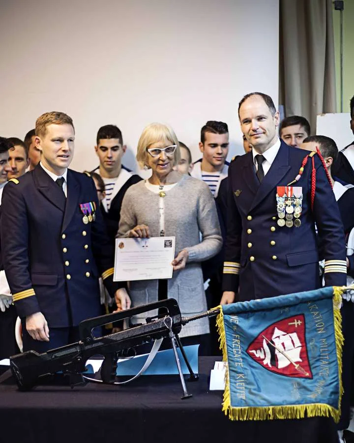 Signature de la charte de parrainage de la PMM Kieffer par le commando Kieffe