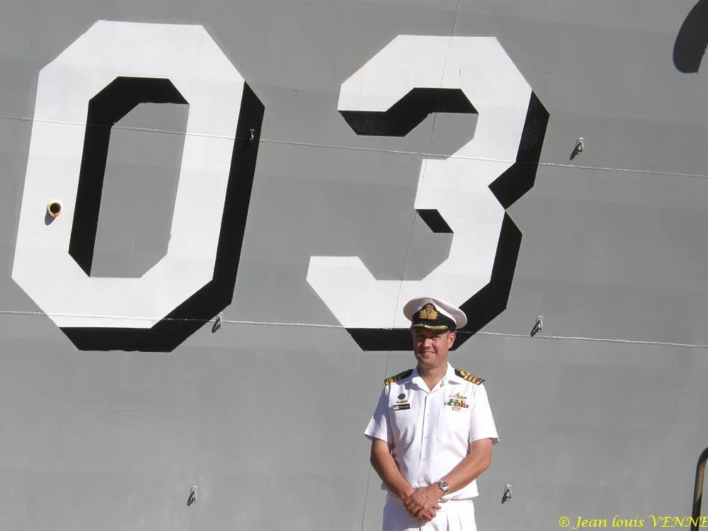 Le commandant Peter Leavy