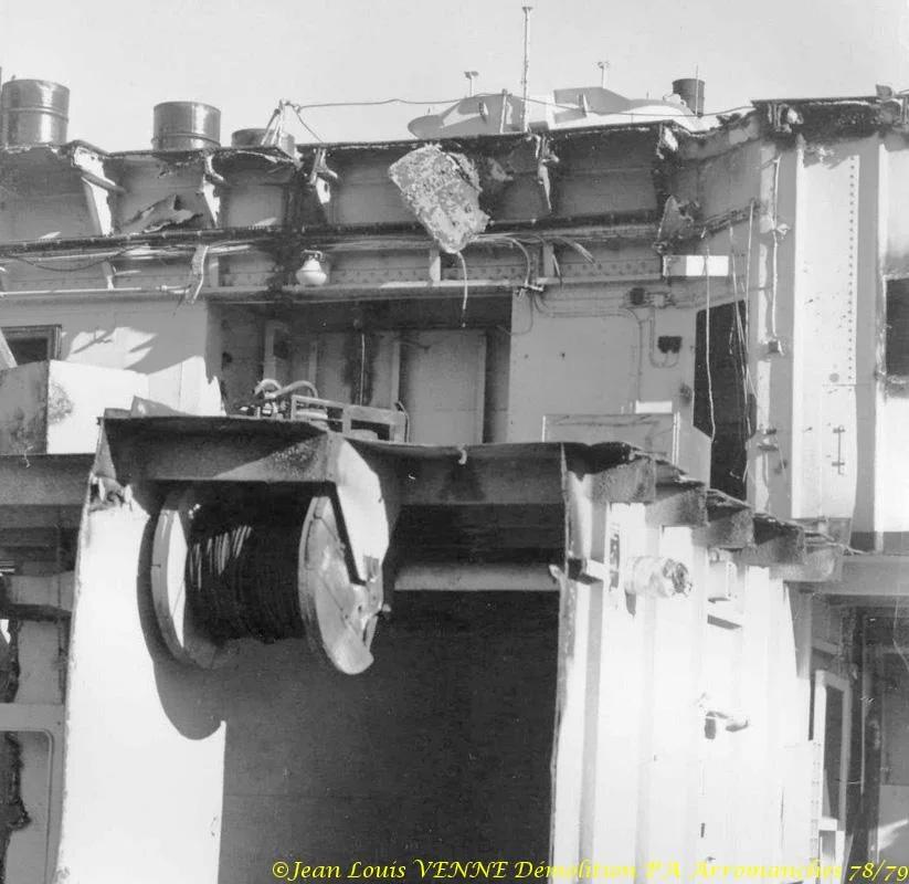 Démolition de l'Arromanches