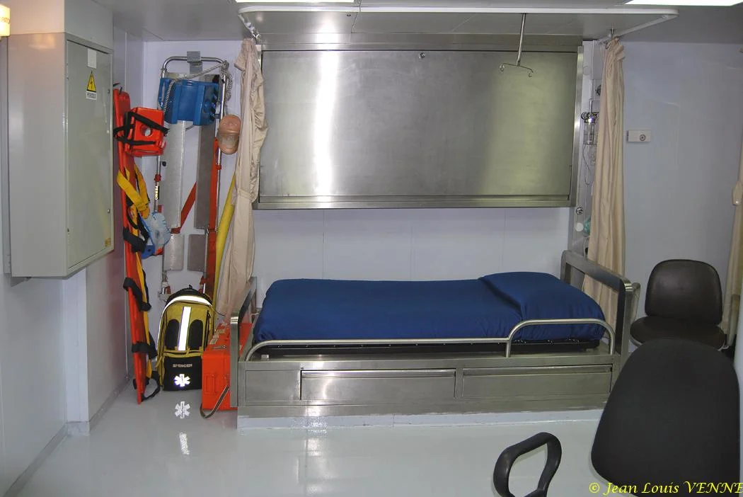 Une chambre de l'infirmerie