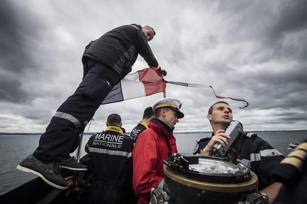 Appareillage d'un sous-marin nucléaire lanceur d'engins