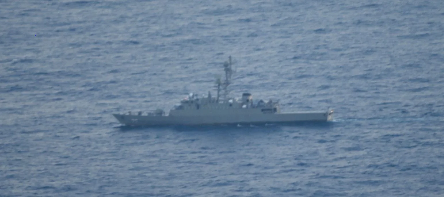 Le navire-base iranien Makran