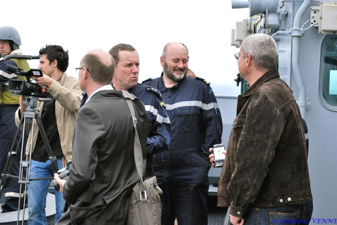 L'amiral Kérignard commente l'exercice