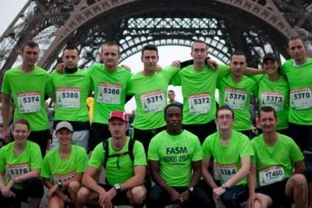 Les marins de la frégate « Georges Leygues » aux 20 kms de Paris