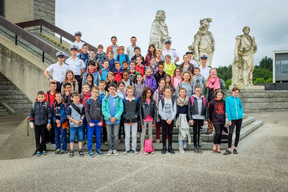 Des CM2 de Châteaulin en visite à l’Ecole Navale