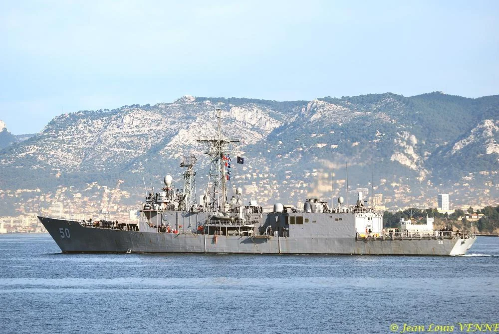 La frégate américaine Taylor