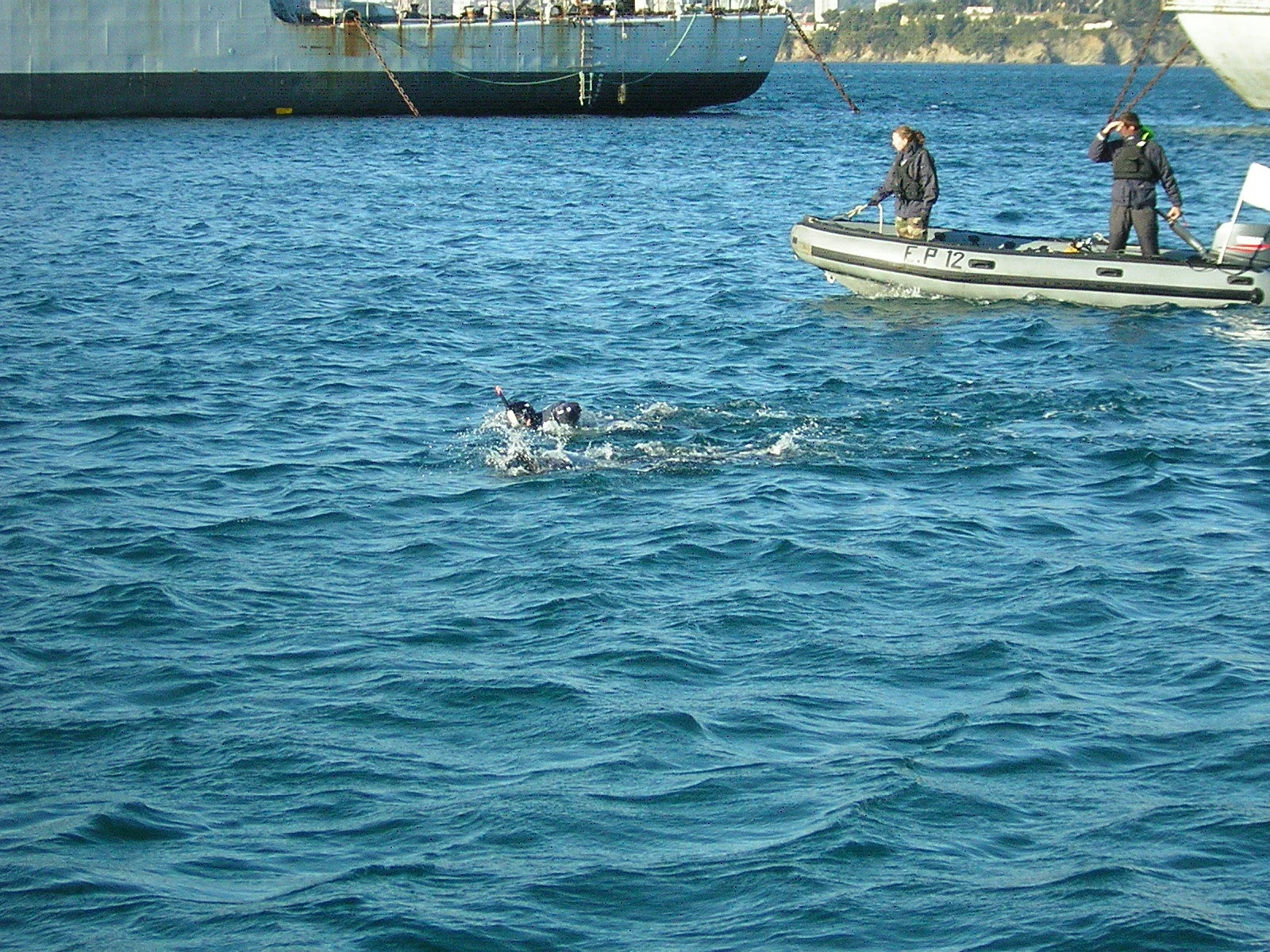 Philippe Croizon se prépare à l’école de plongée de St-Mandrier à la traversée de 5 détroits