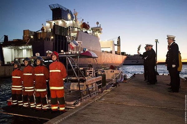 Baptême d’une nouvelle embarcation d’incendie et de sauvetage du BMPM