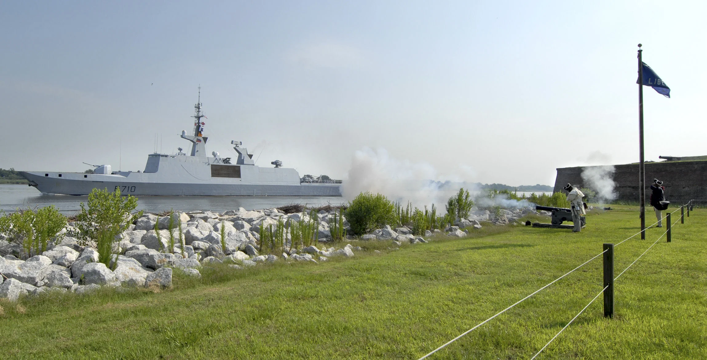 Le La Fayette arrive Ã  Savannah