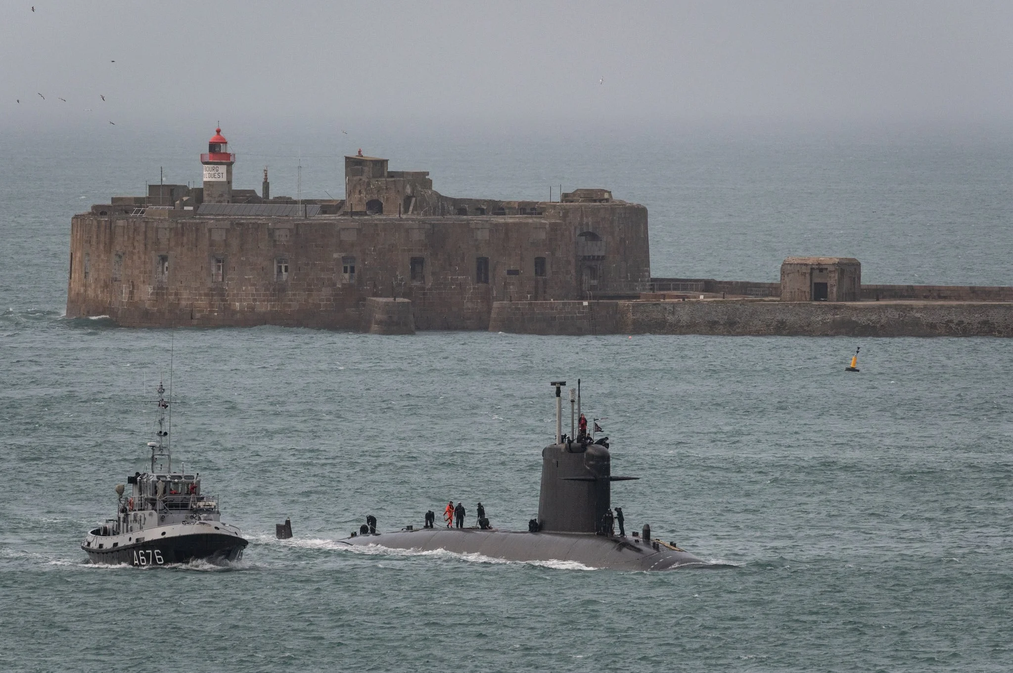 Dernière arivée du Rubis à Cherbourg