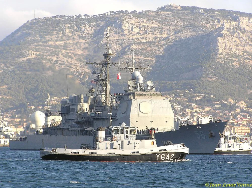 Escale du croiseur USS San Jacinto Ã  Toulon